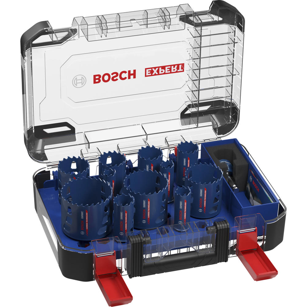Bosch Expert Multi Material Pc Plus Plumbers Hole Saw Set 14-Piece, 20–76 Mm, With Power Change Plus Arbor And Pilot Bits - Image 3