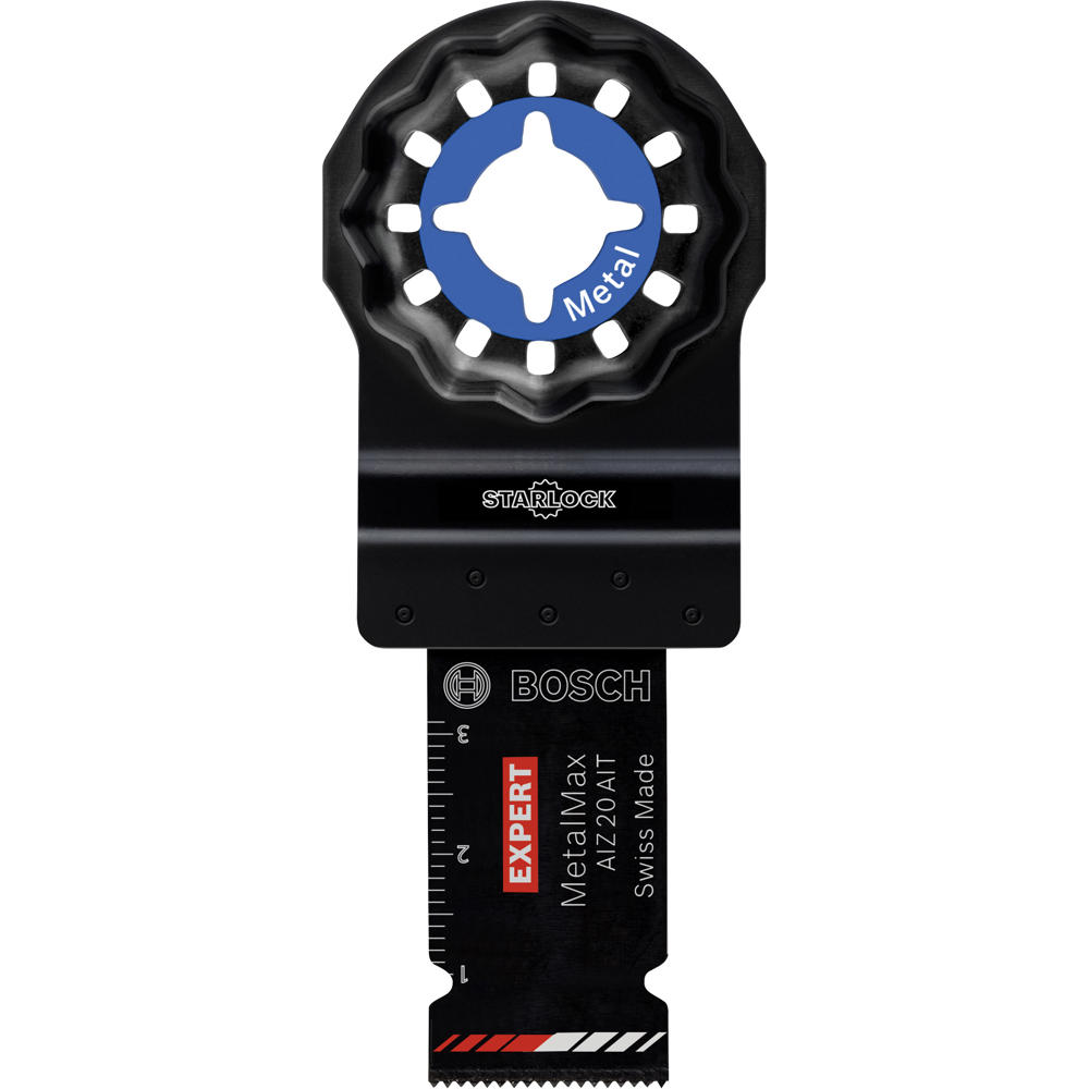 Image of Bosch EXPERT AIZ 20 AIT MetalMax Starlock Oscillating Multi Tool Hard Metal Plunge Blade 20mm Pack of 1