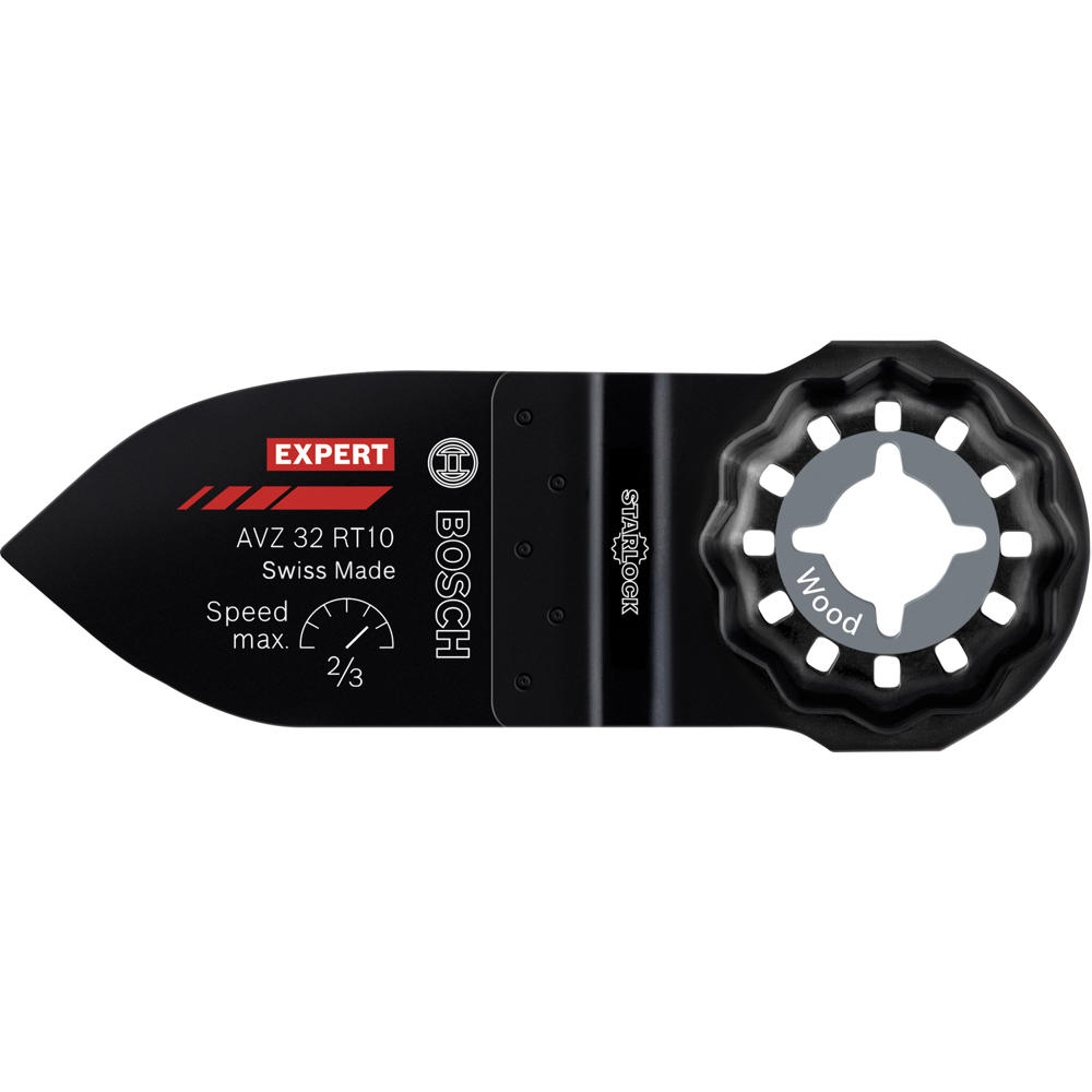 Image of Bosch EXPERT AVZ 32 RT10 Starlock Oscillating Multi Tool Sanding Finger 32mm Pack of 1