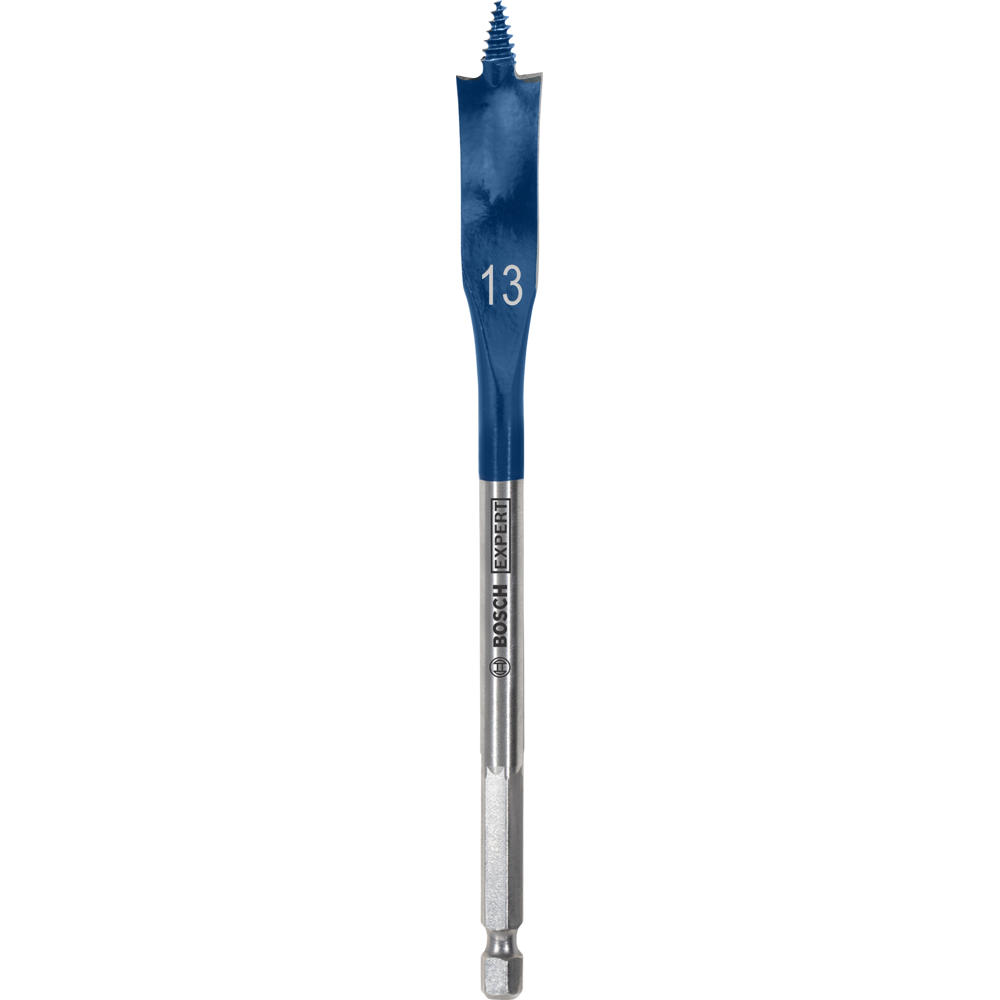 Image of Bosch EXPERT Self Cut Speed Hex Shank Wood Flat Drill Bit 152mm Long 13mm 152mm