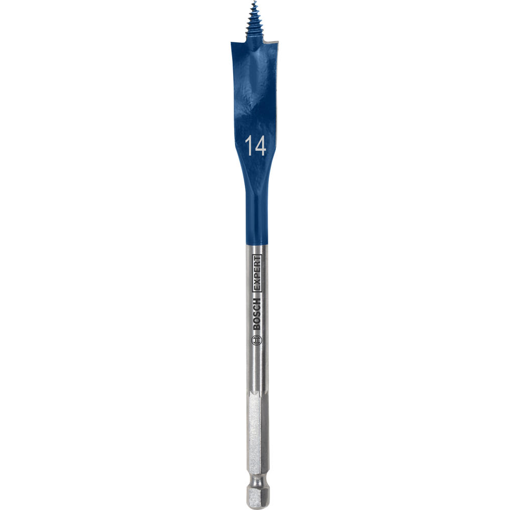 Image of Bosch EXPERT Self Cut Speed Hex Shank Wood Flat Drill Bit 152mm Long 14mm 152mm