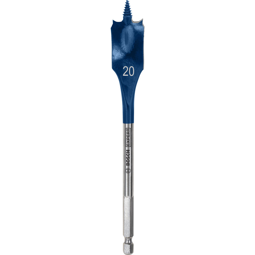Image of Bosch EXPERT Self Cut Speed Hex Shank Wood Flat Drill Bit 152mm Long 20mm 152mm