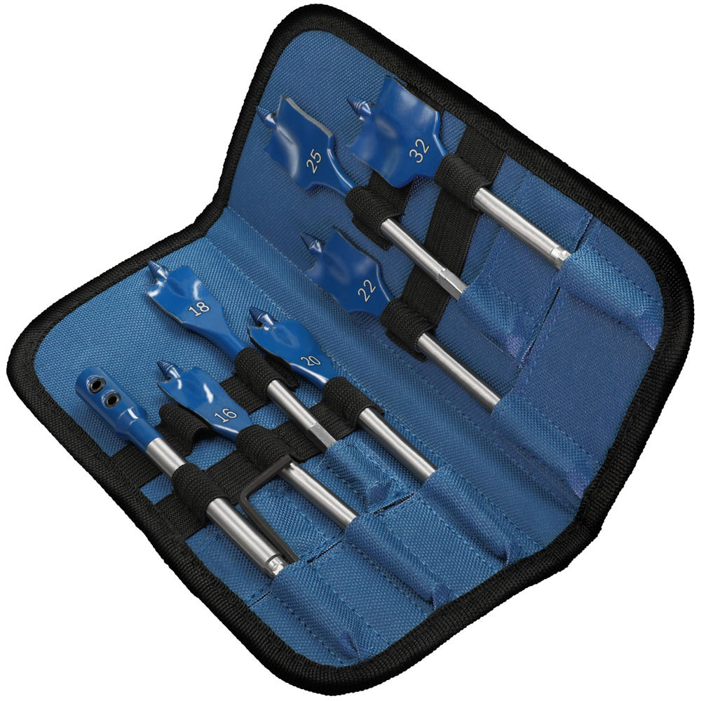 Image of Bosch EXPERT 7 Piece Self Cut Speed Spade Drill Bit Set