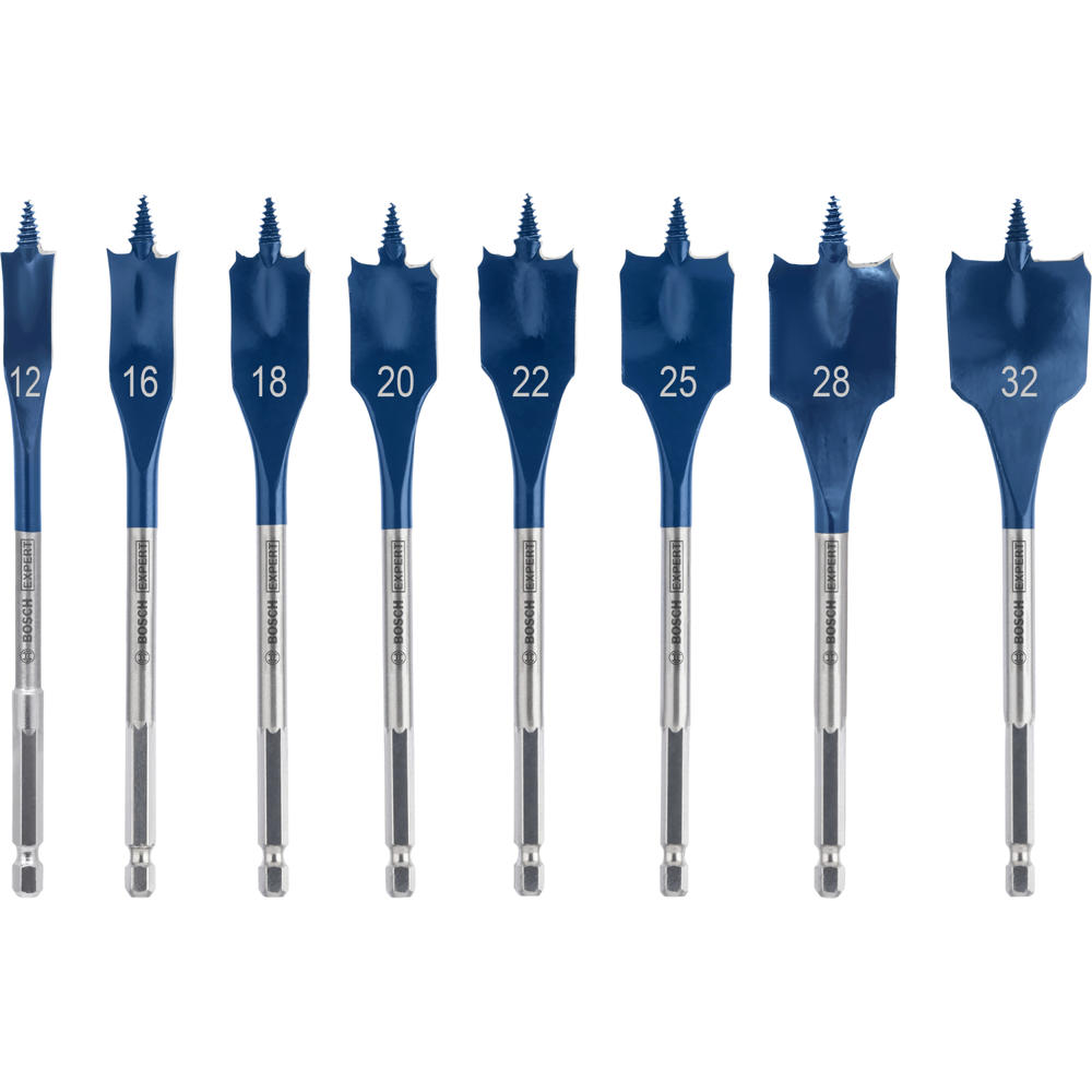 Image of Bosch EXPERT 8 Piece Self Cut Speed Spade Drill Bit Set
