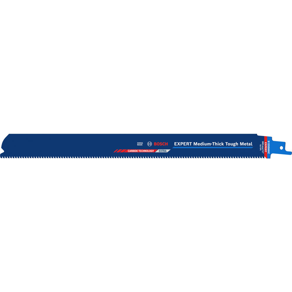 Image of Bosch EXPERT S1255HHC Medium - Thick Tough Metal Reciprocating Saw Blades Pack of 1
