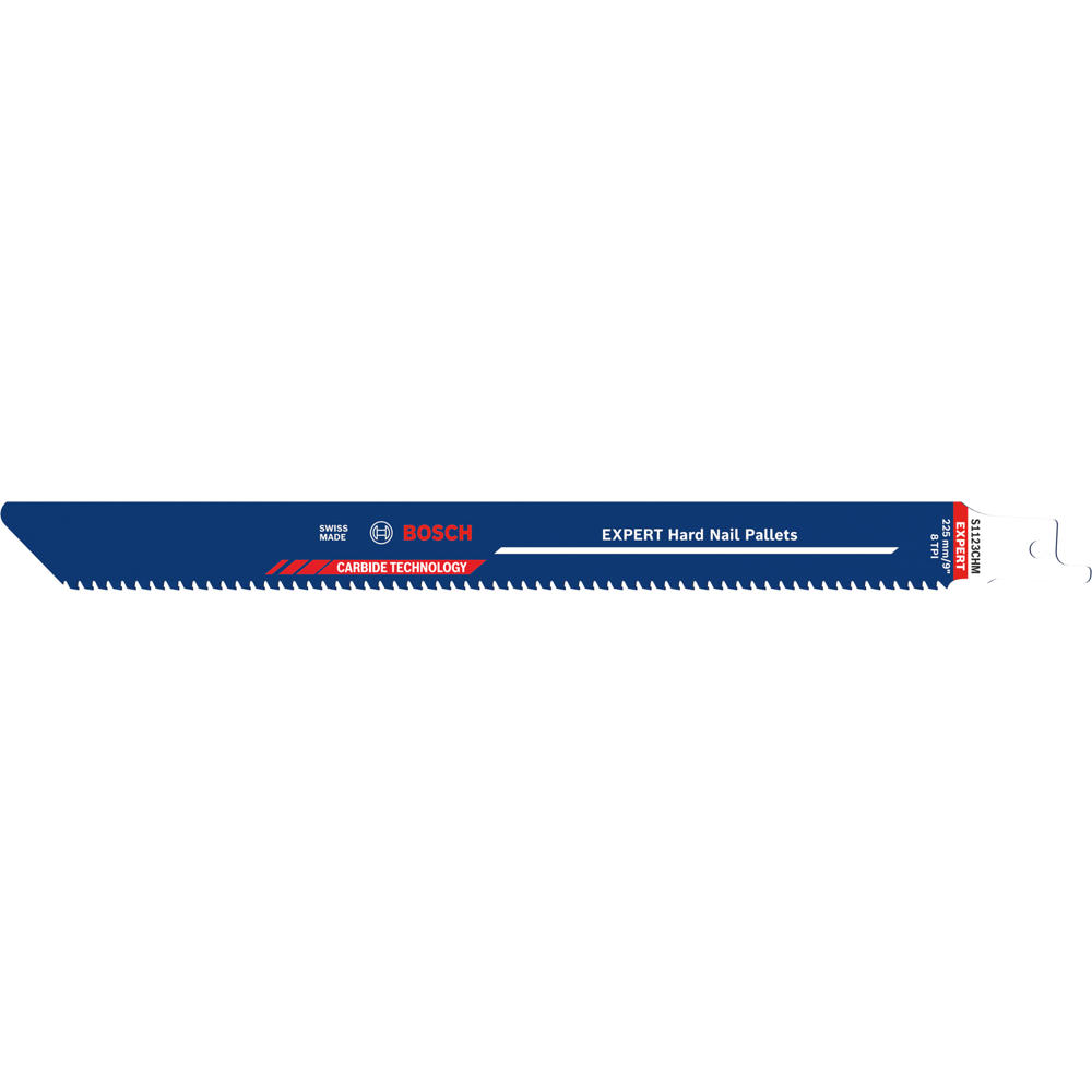 Image of Bosch EXPERT S1123CHM Hard Nail Pallet Reciprocating Saw Blades 225mm Pack of 1