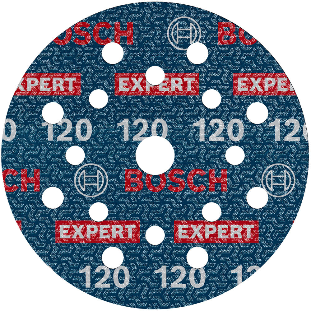 Image of Bosch EXPERT O780 Foil Sanding Discs 125mm 125mm 120g Pack of 50