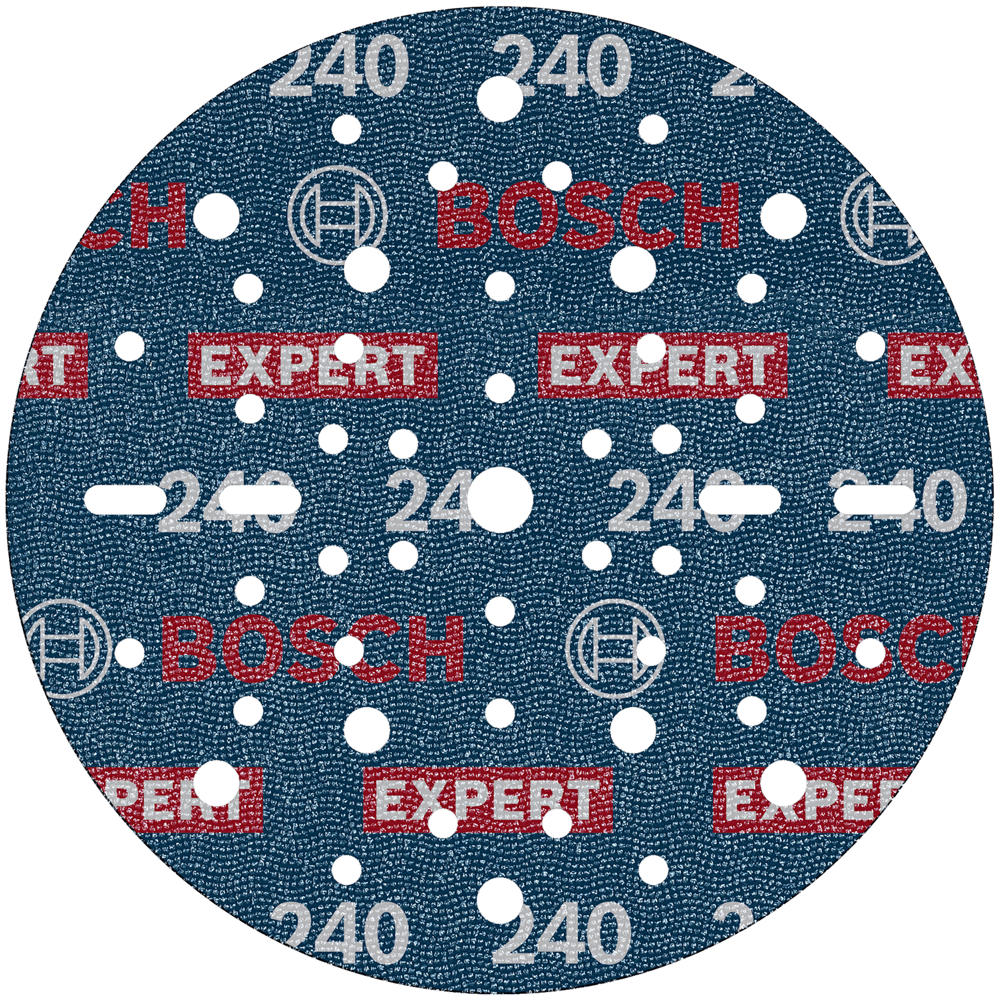 Image of Bosch EXPERT O780 Foil Sanding Discs 150mm 150mm 240g Pack of 6