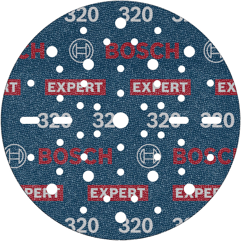 Image of Bosch EXPERT O780 Foil Sanding Discs 150mm 150mm 320g Pack of 6