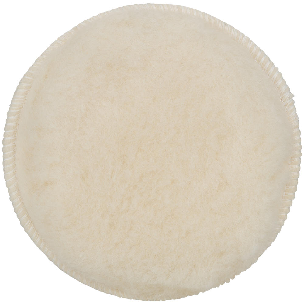 Image of Bosch Hook and Loop Lambswool Polishing Bonnet 160mm Pack of 2