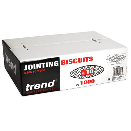 Image of Trend Wood Jointing Biscuits Size 10 Pack of 1000