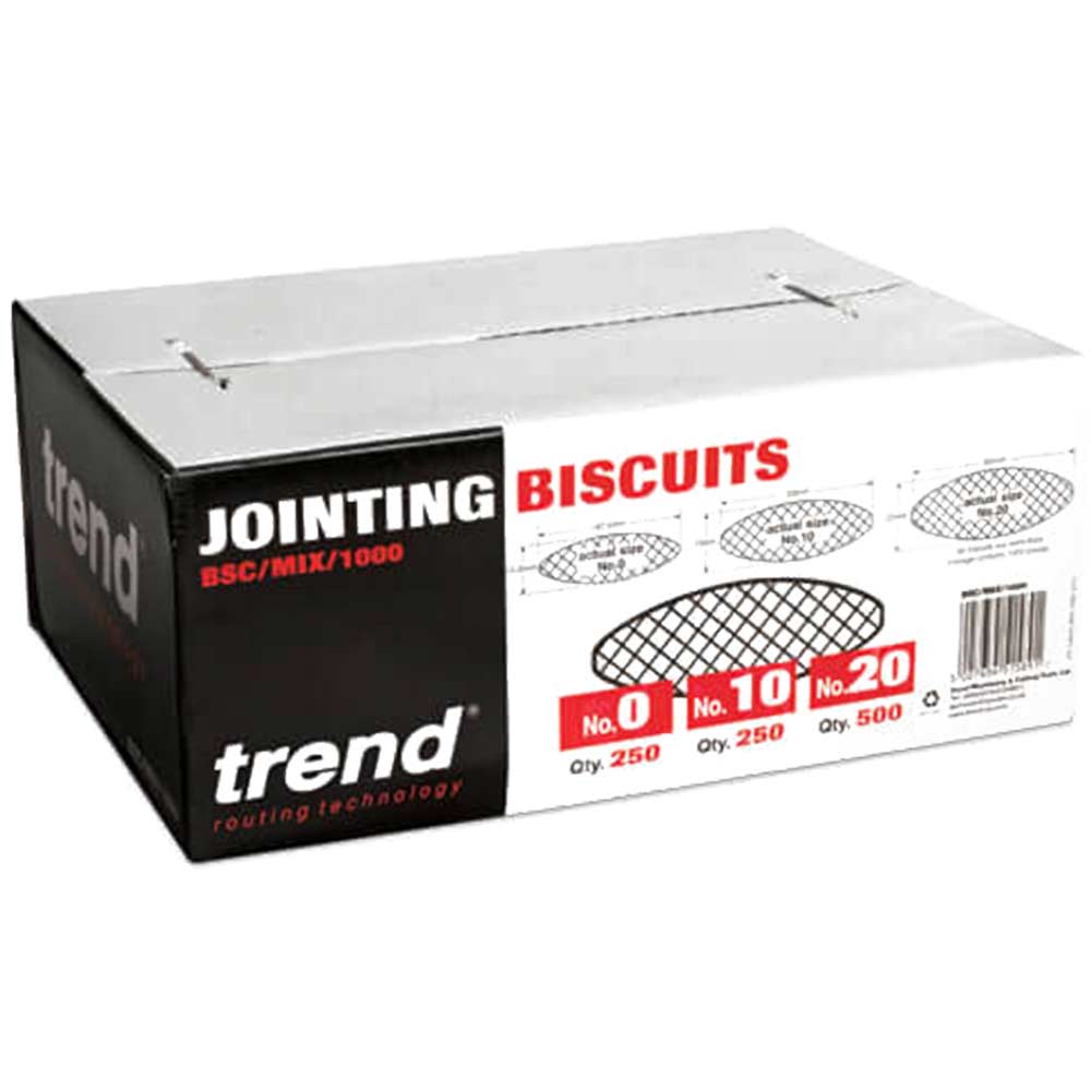 Trend Wood Jointing Biscuits Assorted Pack of 1000