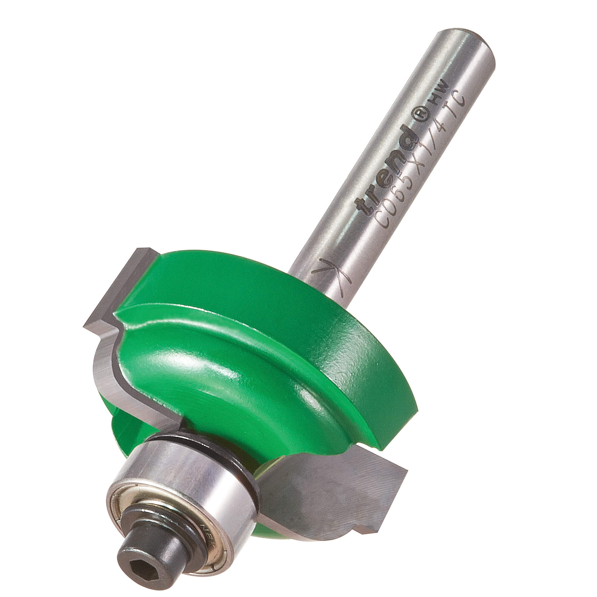 Image of Trend CRAFTPRO Radius Bearing Guided Router Cutter 31mm 12.7mm 1/4"