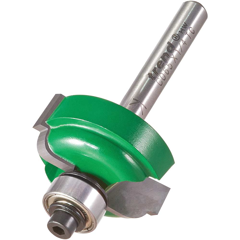 Image of Trend CRAFTPRO Radius Bearing Guided Router Cutter 31mm 12.7mm 1/4"