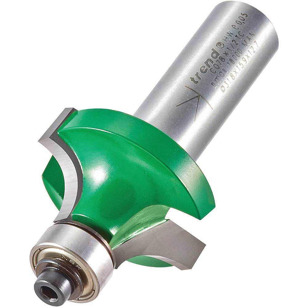 Image of Trend CRAFTPRO Round Over and Ovolo Router Cutter 31.7mm 15.9MM 1/2"