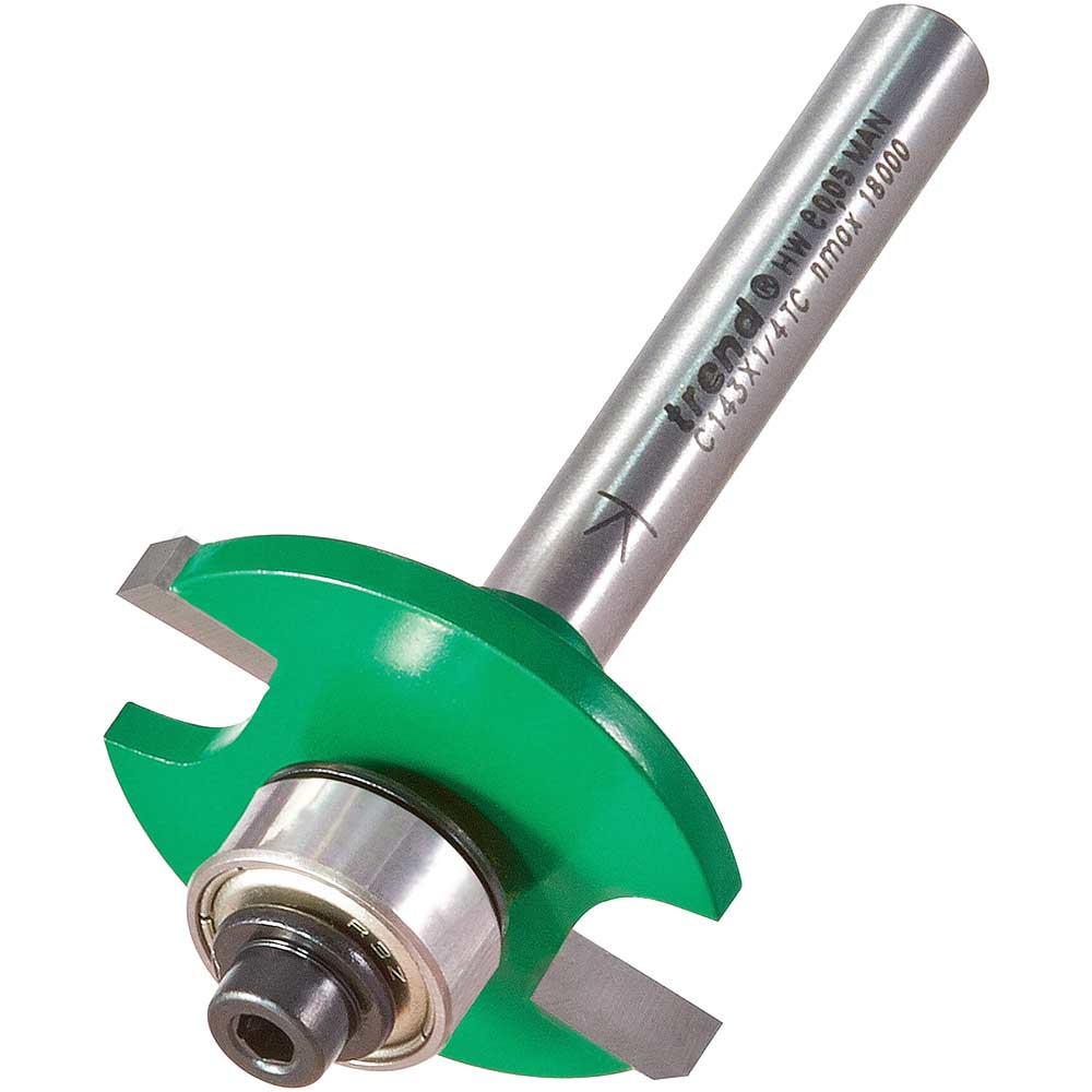 Image of Trend CRAFTPRO One Piece Slotting Router Cutter 3.2mm 31.8mm 1/4"