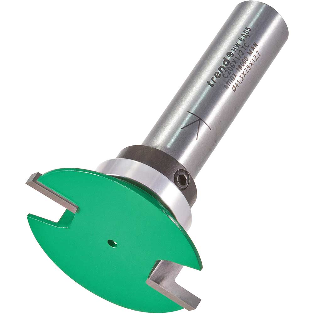 Image of Trend CRAFTPRO Aquamac 63 Recess Router Cutter 41.3mm 2.7mm 1/2"