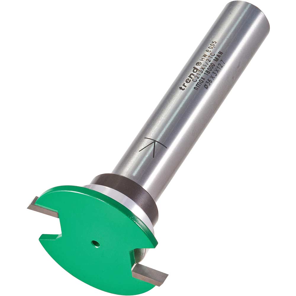 Image of Trend CRAFTPRO Weatherseal Groover Router Cutter 36mm 3mm 1/2"