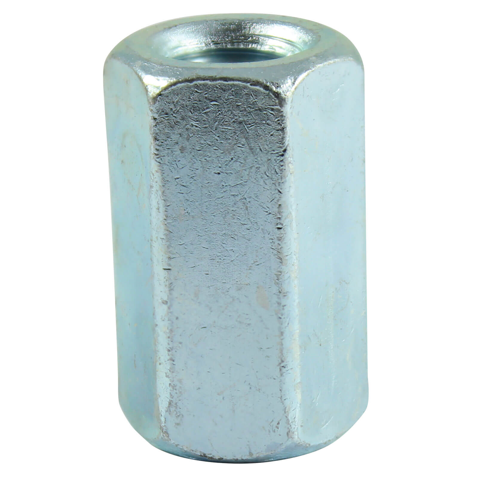 Image of Hex Connector Nuts Bright Zinc Plated M6 Pack of 200