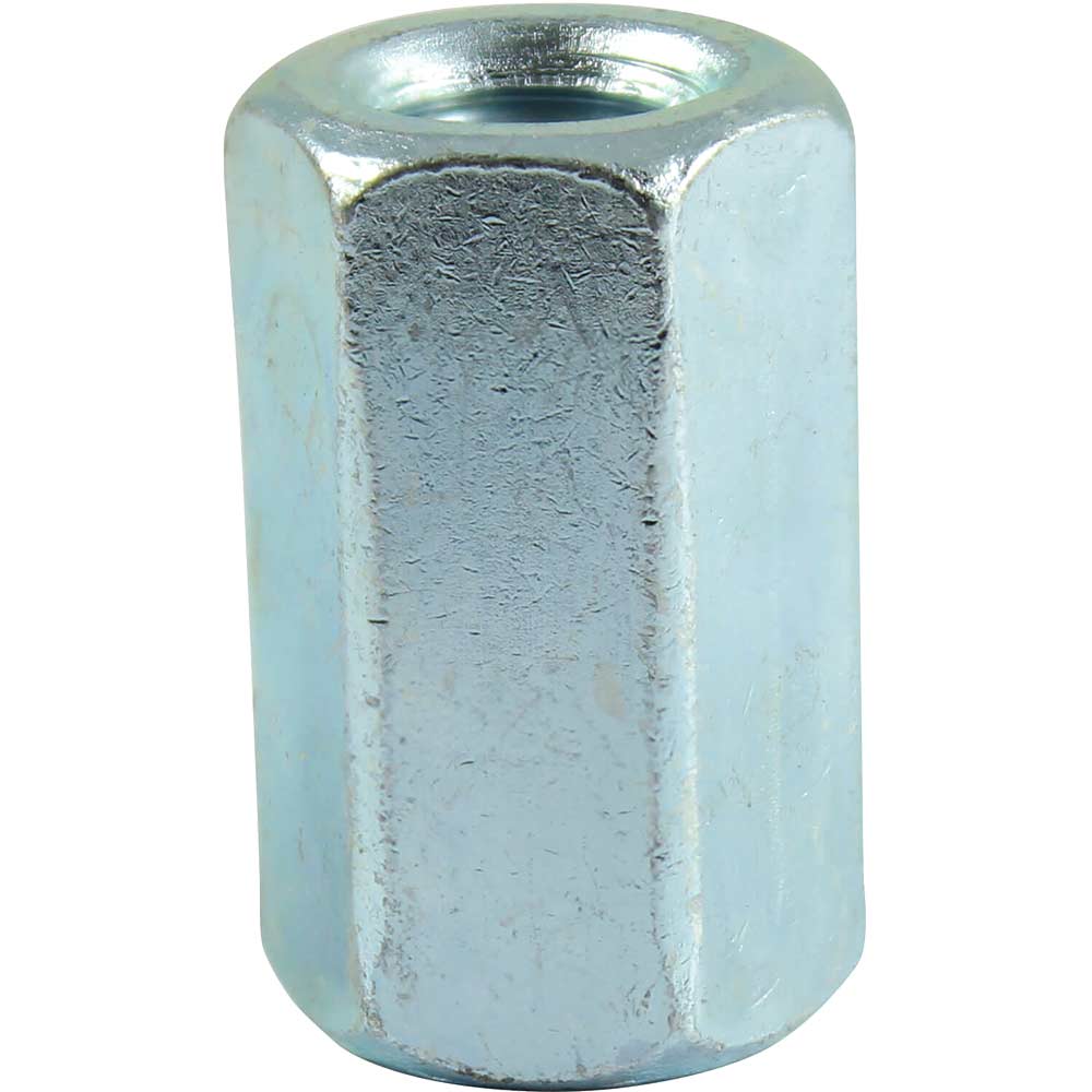 Image of Hex Connector Nuts Bright Zinc Plated M16 Pack of 50