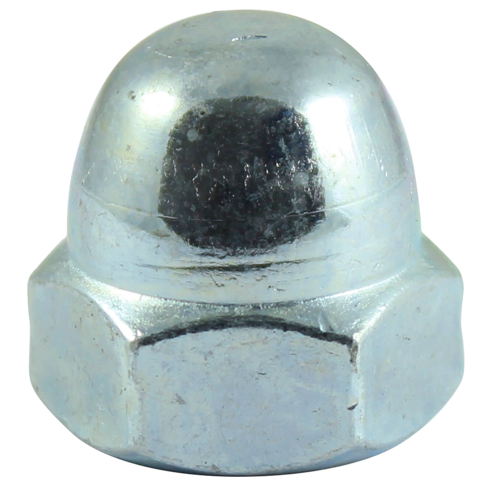 Image of Hexagon Dome Nuts Bright Zinc Plated M20 Pack of 50