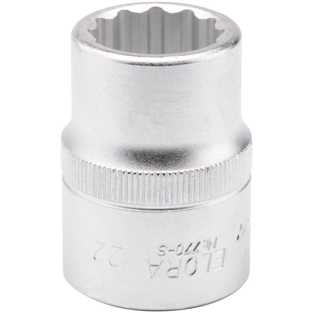 Elora 3/4" Drive Bi Hexagon Socket Metric 3/4" 22mm