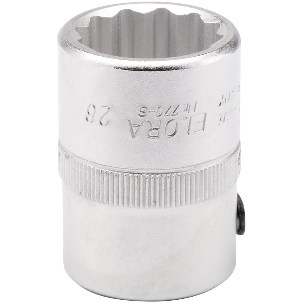 Elora 3/4" Drive Bi Hexagon Socket Metric 3/4" 26mm
