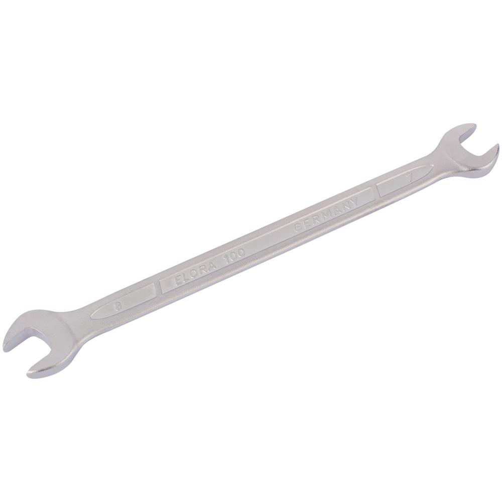 Elora Long Double Open End Spanner 7mm x 8mm