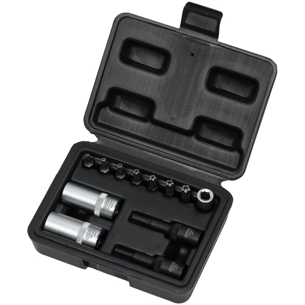 Draper 12 Piece 1/4" Drive Air Conditioning and ECU Socket Set 1/4