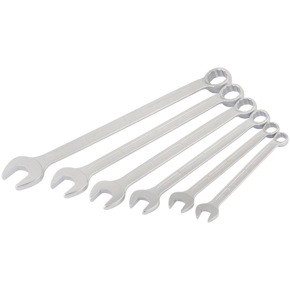 6 Piece Long Combination Spanner Set Whitworth