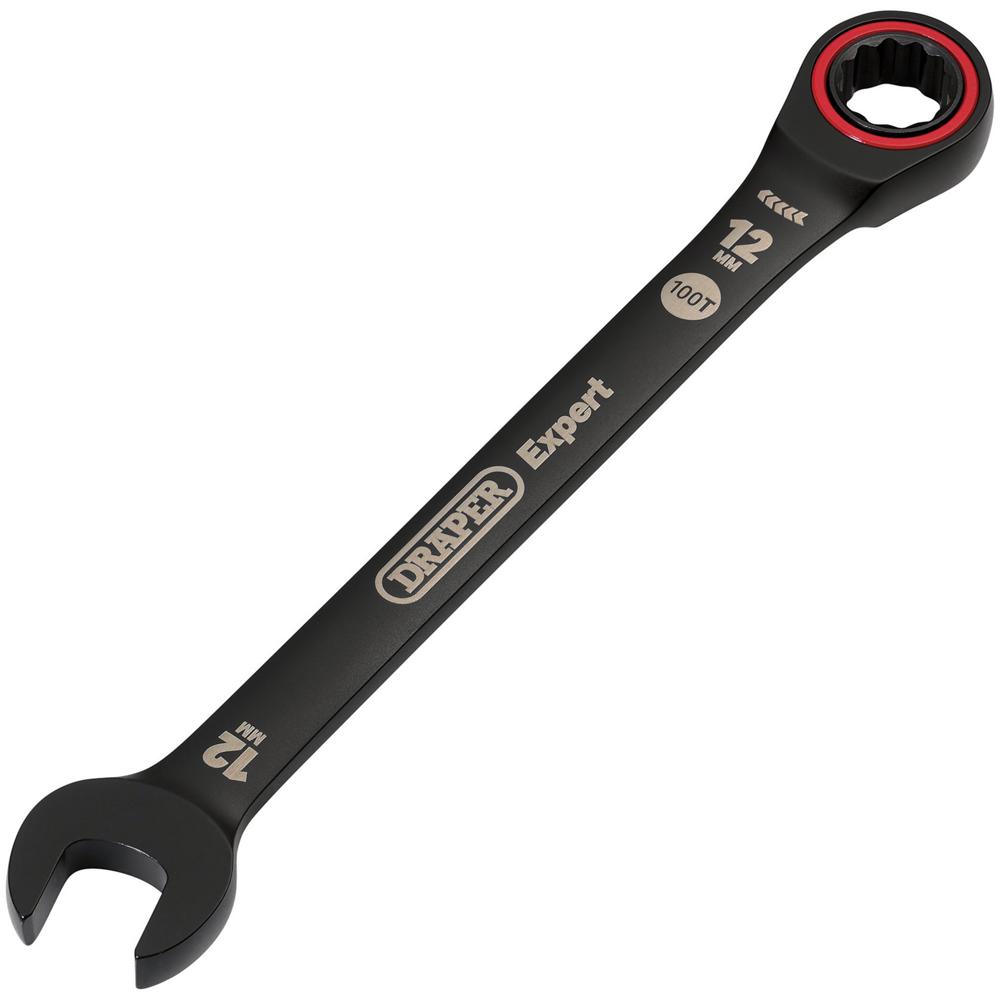 Draper Expert Hi-Torq Ratchet Combination Spanner 12mm