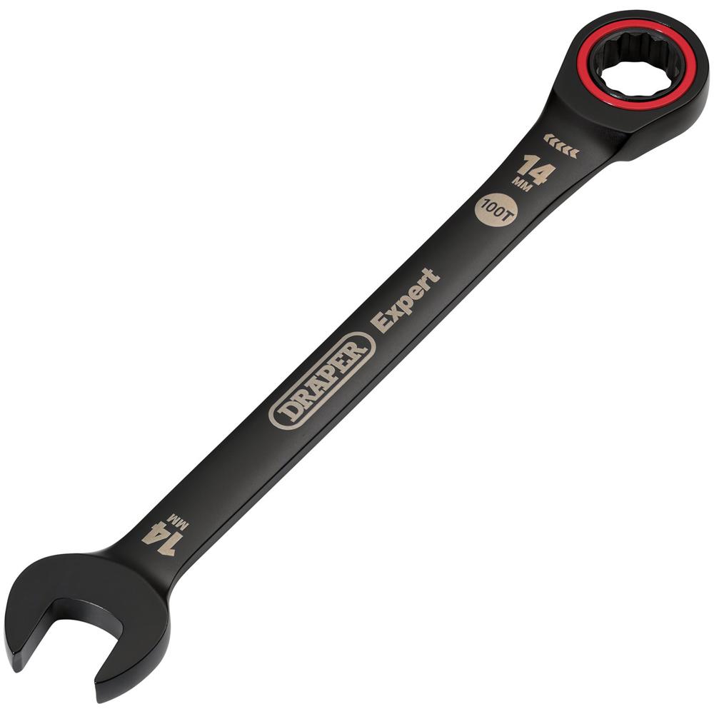 Draper Expert Hi-Torq Ratchet Combination Spanner 14mm