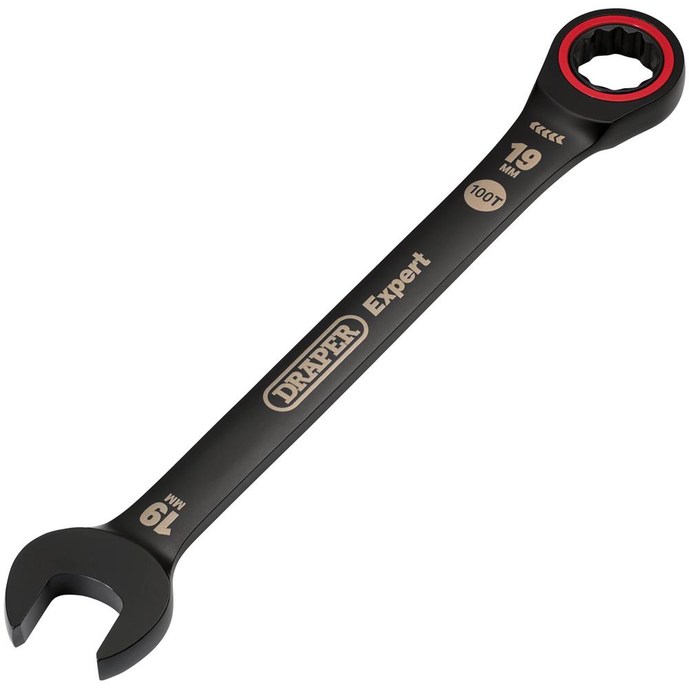 Draper Expert Hi-Torq Ratchet Combination Spanner 19mm