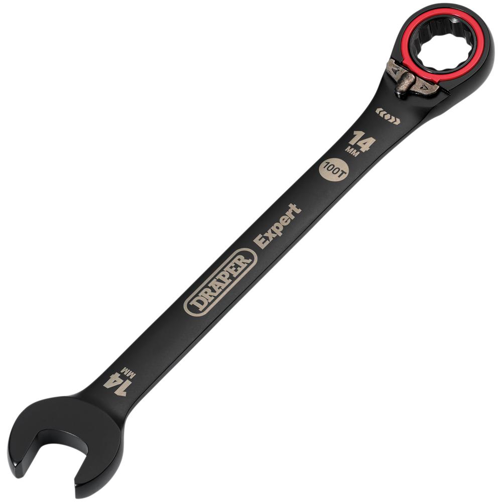 Draper Expert Hi Torq Reversible Ratchet Combination Spanner 14mm