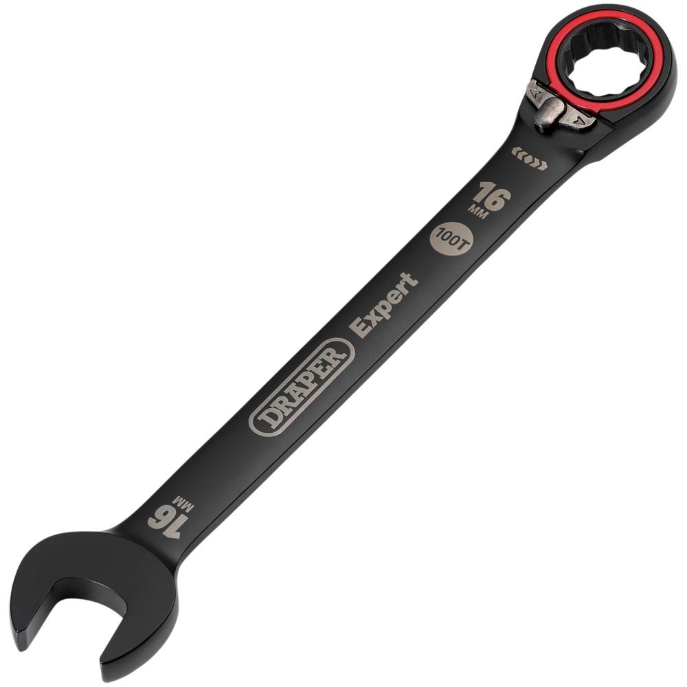 Draper Expert Hi Torq Reversible Ratchet Combination Spanner 16mm