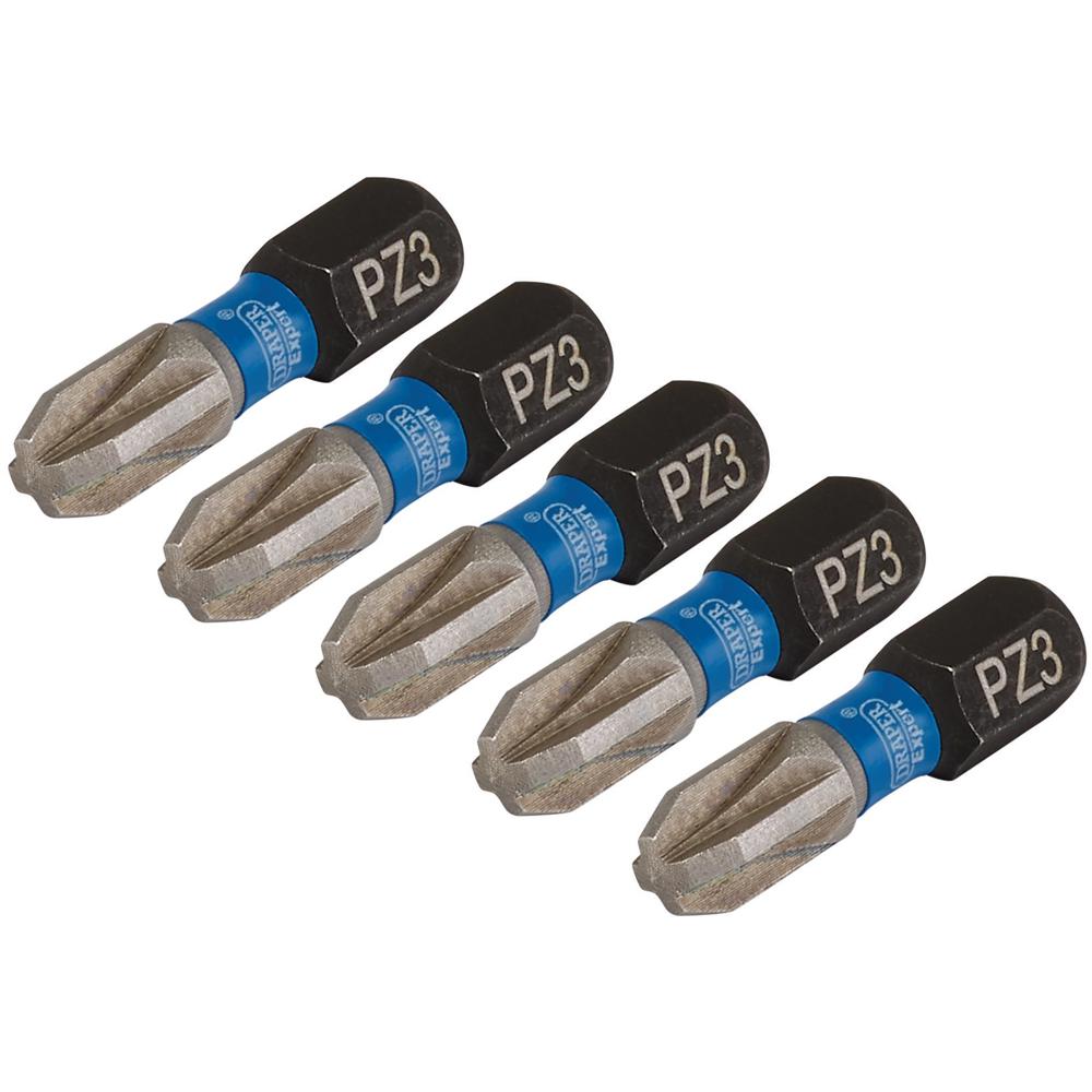 Draper Expert Impact Pozi Screwdriver Bits