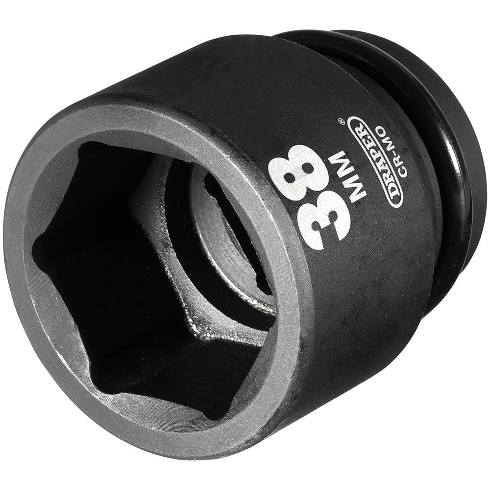 Draper Expert 3/4" Drive Hexagon Impact Socket Metric 3/4" 38mm