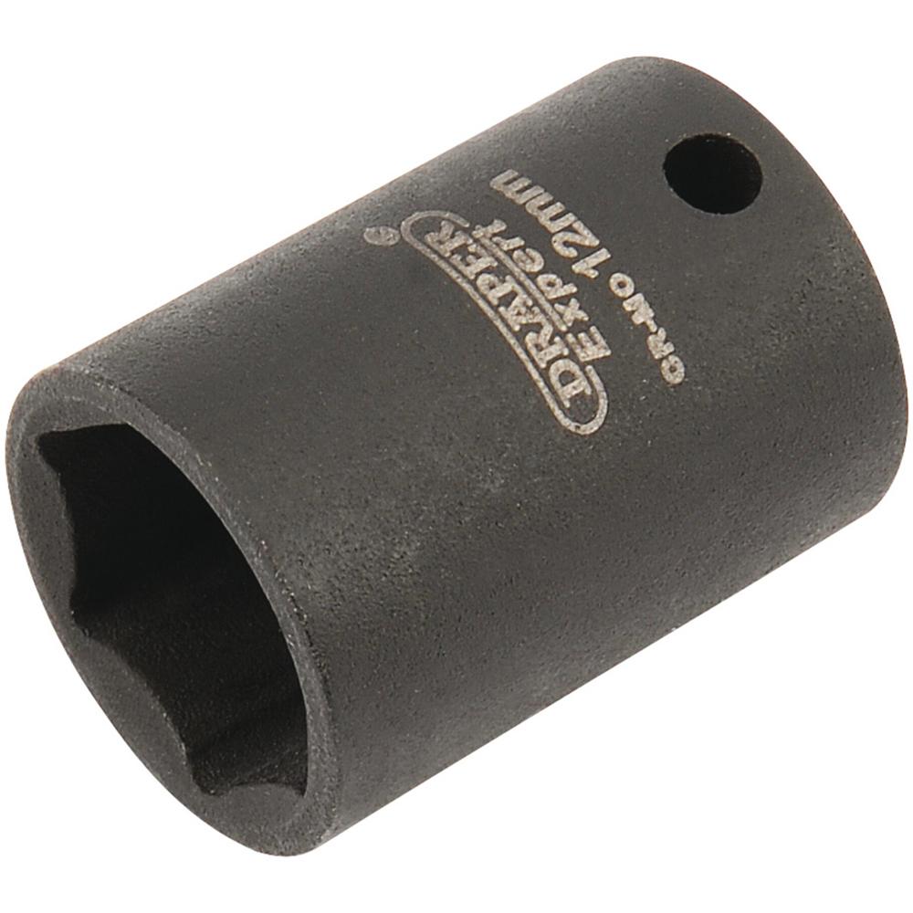 Draper Expert 1/4" Drive Hi Torq Hexagon Impact Socket Metric 1/4" 12mm
