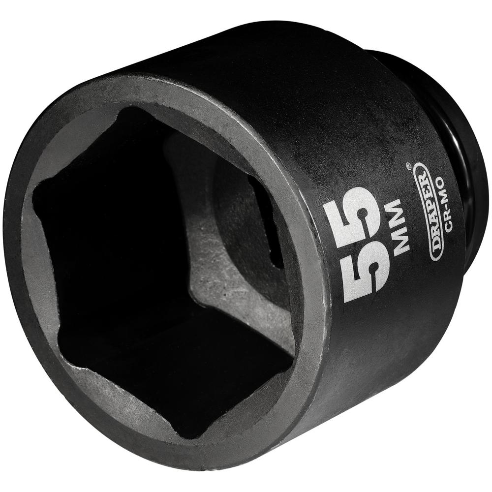 Draper Expert 3/4" Drive Hexagon Impact Socket Metric 3/4" 55mm