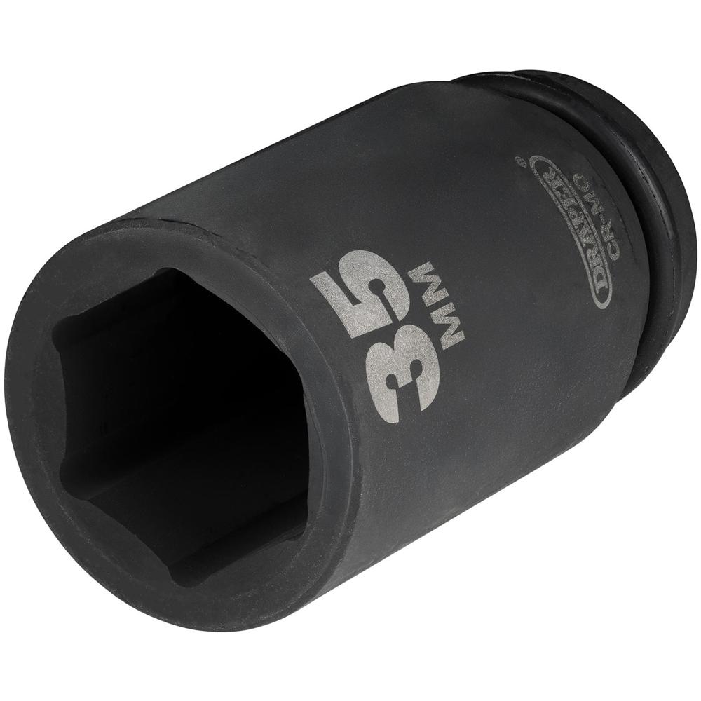 Draper Expert 3/4" Drive Deep Hexagon Impact Socket Metric 3/4" 35mm