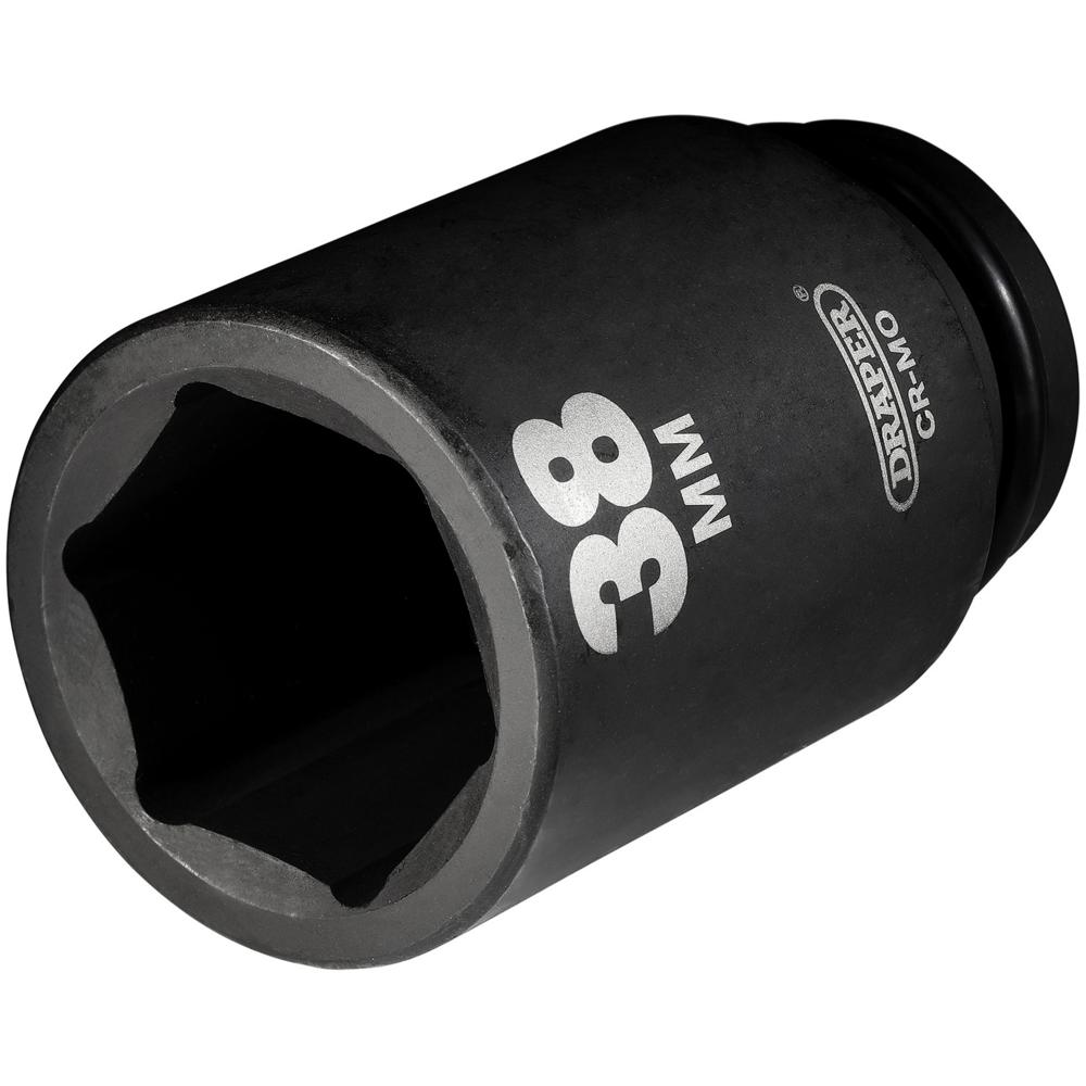 Draper Expert 3/4" Drive Deep Hexagon Impact Socket Metric 3/4" 38mm