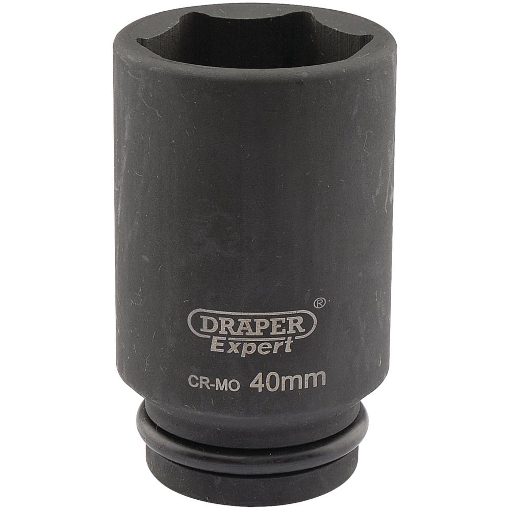 Draper Expert 3/4" Drive Deep Hexagon Impact Socket Metric 3/4" 40mm