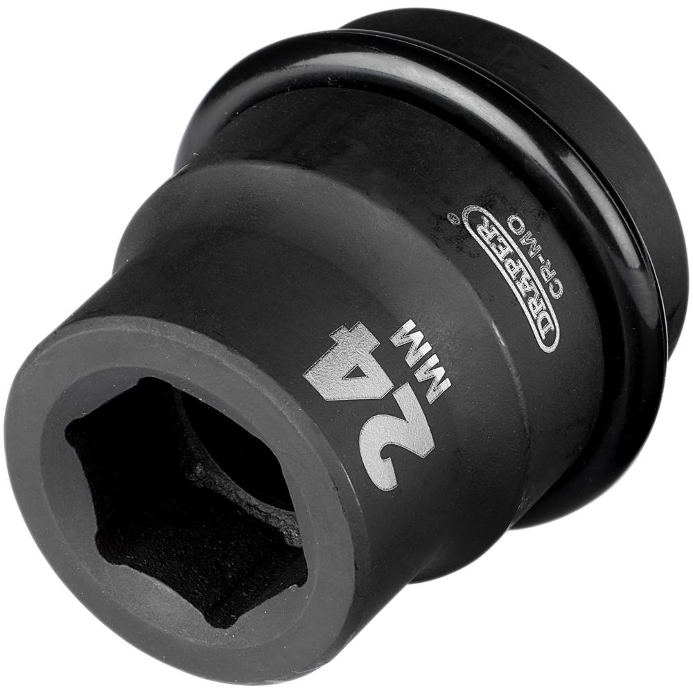 Draper Expert 1" Drive Hexagon Impact Socket Metric 1" 24mm