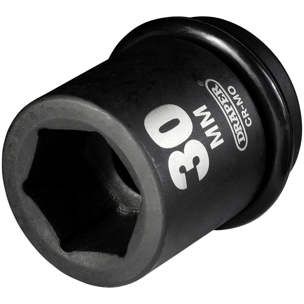 Draper Expert 1" Drive Hexagon Impact Socket Metric 1" 30mm