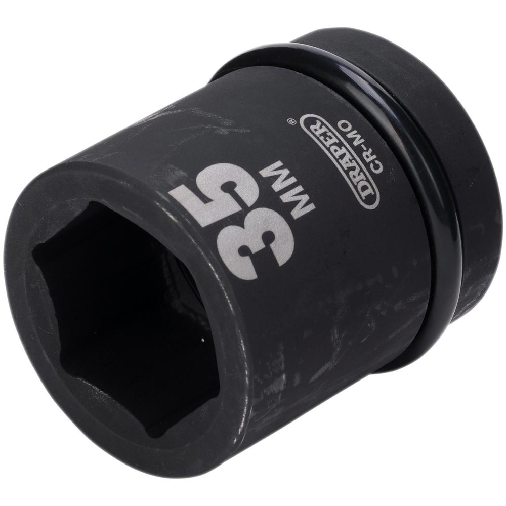 Draper Expert 1" Drive Hexagon Impact Socket Metric 1" 35mm