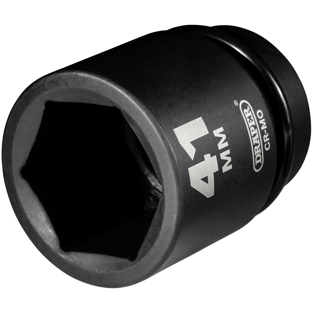 Draper Expert 1" Drive Hexagon Impact Socket Metric 1" 41mm
