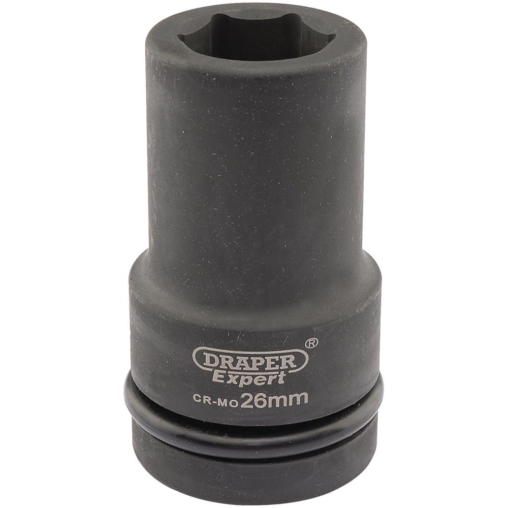 Draper Expert 1" Drive Deep Hexagon Impact Socket Metric 1" 26mm