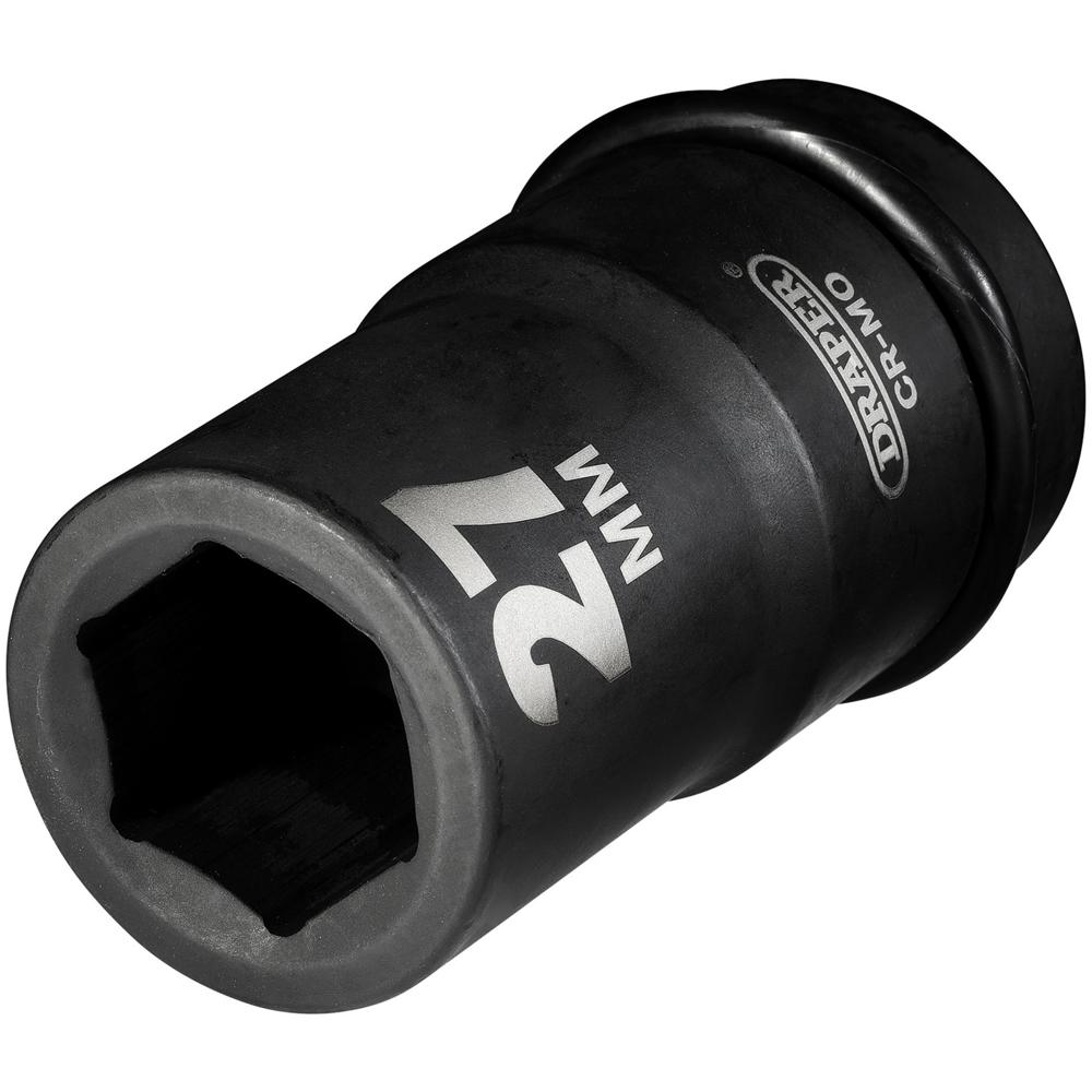 Draper Expert 1" Drive Deep Hexagon Impact Socket Metric 1" 27mm