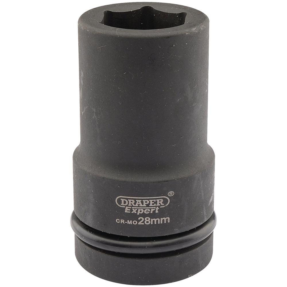 Draper Expert 1" Drive Deep Hexagon Impact Socket Metric 1" 28mm