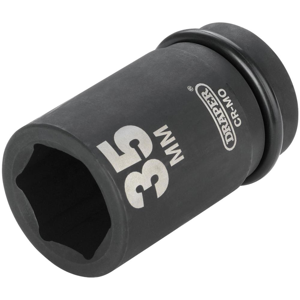 Draper Expert 1" Drive Deep Hexagon Impact Socket Metric 1" 35mm